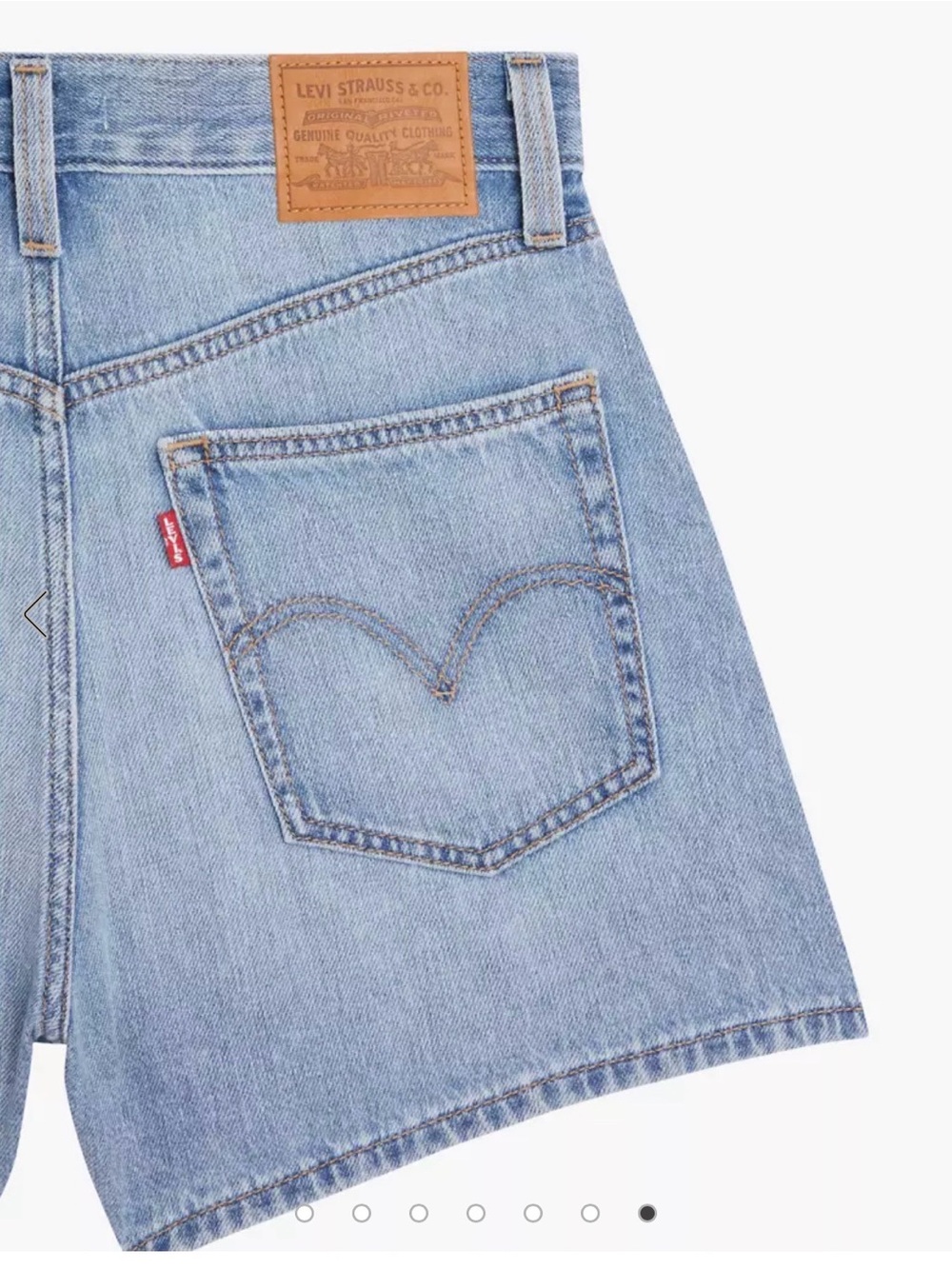 Levi’s Denim High Loose Shorts in Size 32 - Picture 3 of 16